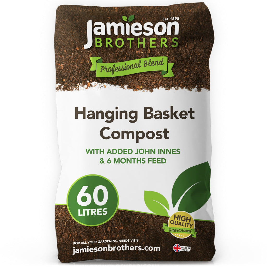 Hanging Basket Compost 60L By Jamieson Brothers