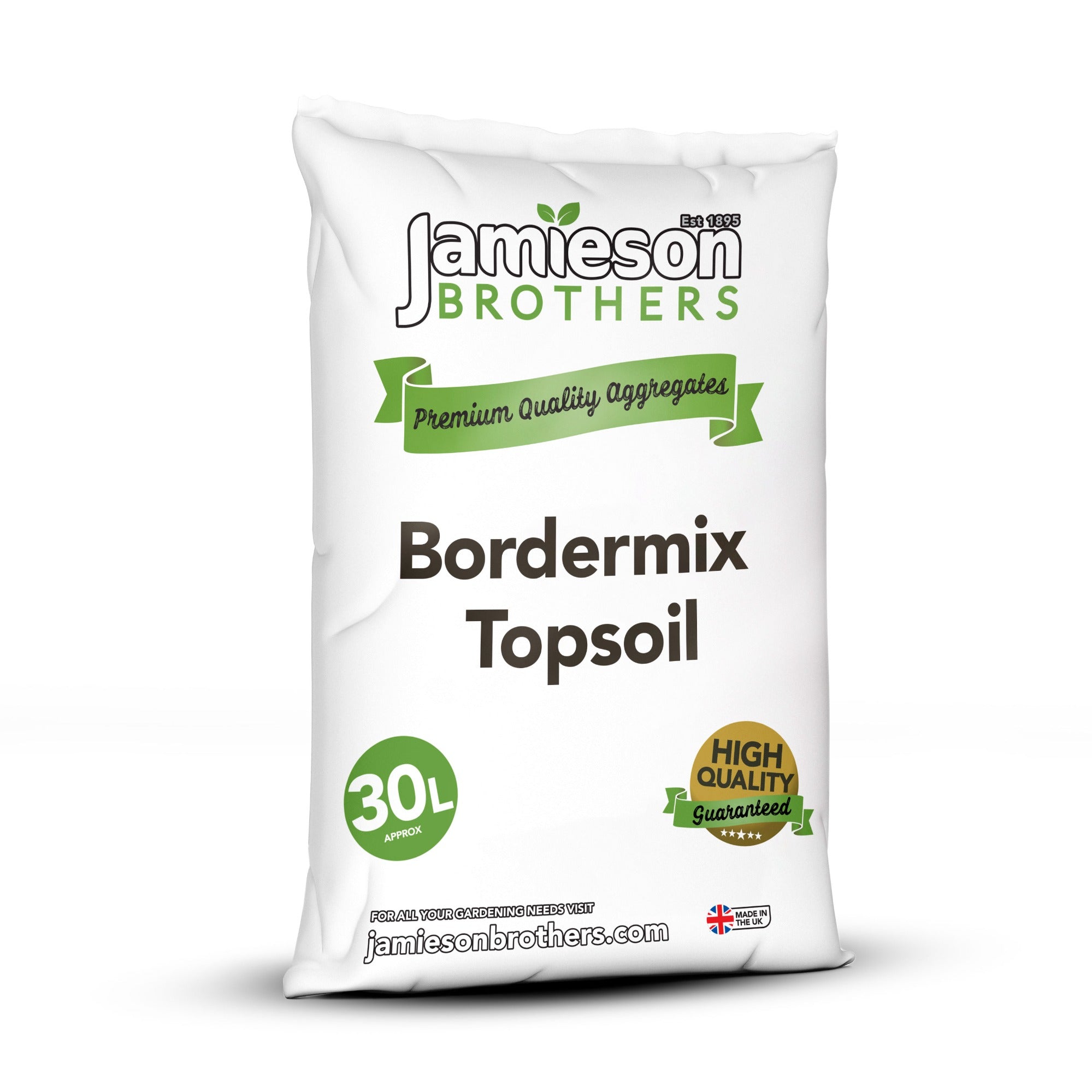 Bordermix Top Soil 35L Enriched with Horse & Chicken Manure