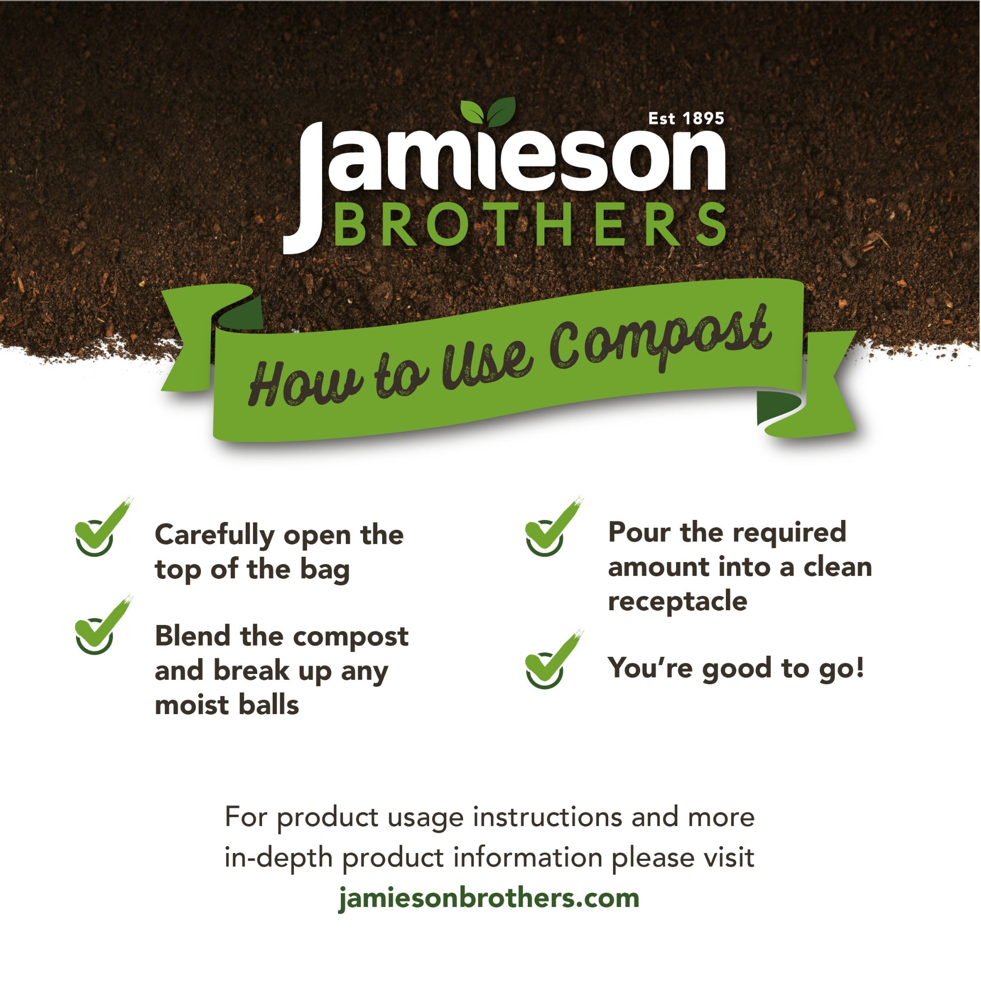Potato Planting Compost with added John Innes 60L By Jamieson Brothers